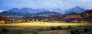 San Juan Range and Mt. Sneffels, October